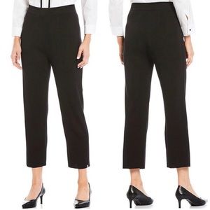 EXCLUSIVELY MISOOK Classic Black Dress Pants Petite Small Black Crop Pants K6